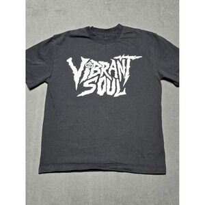 Vibrant Soul Logo Black Shirt Size Medium Cotton‎